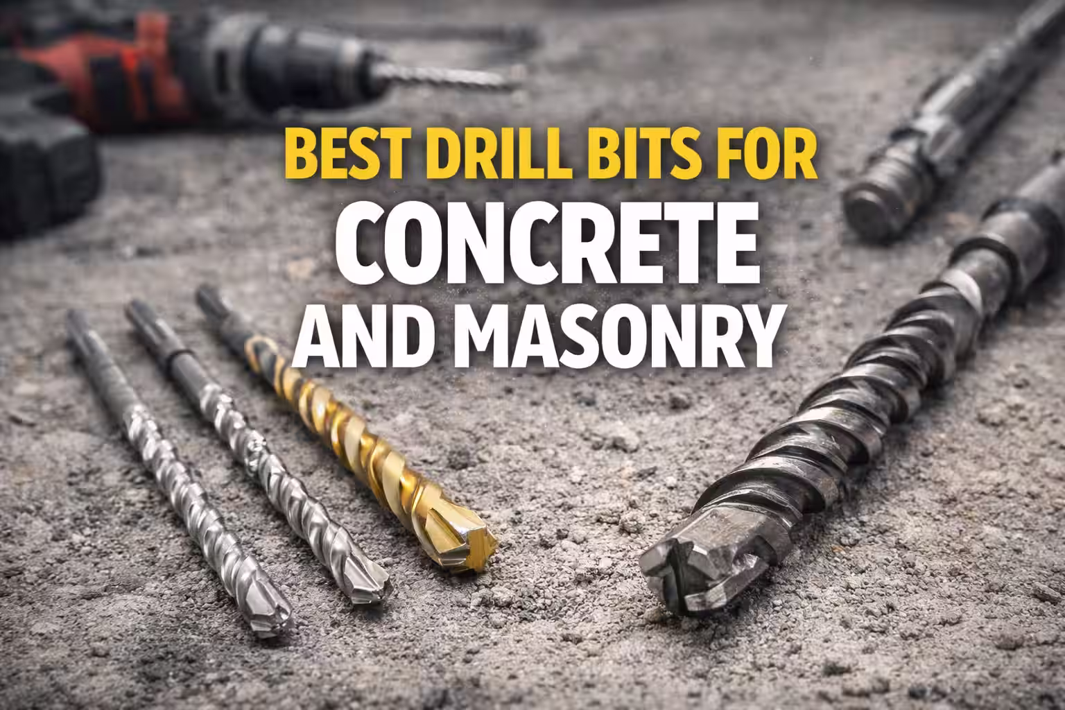 Best Drill Bits for Concrete and Masonry