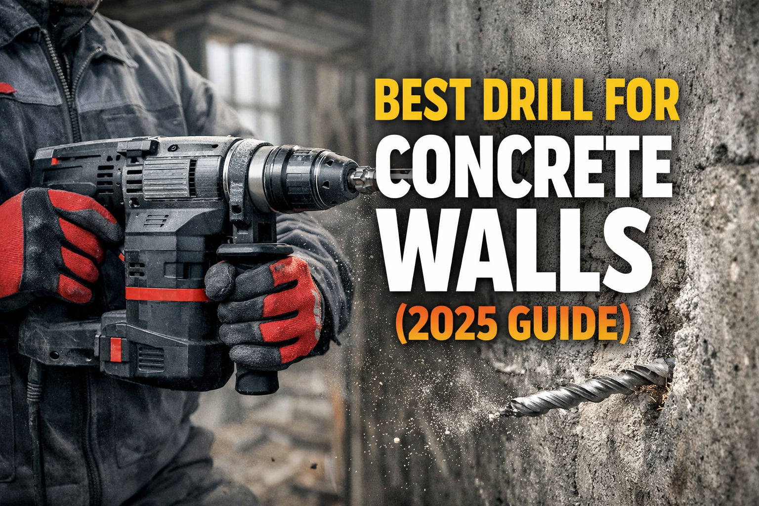 Best Drill for Concrete Walls (2025 Guide)