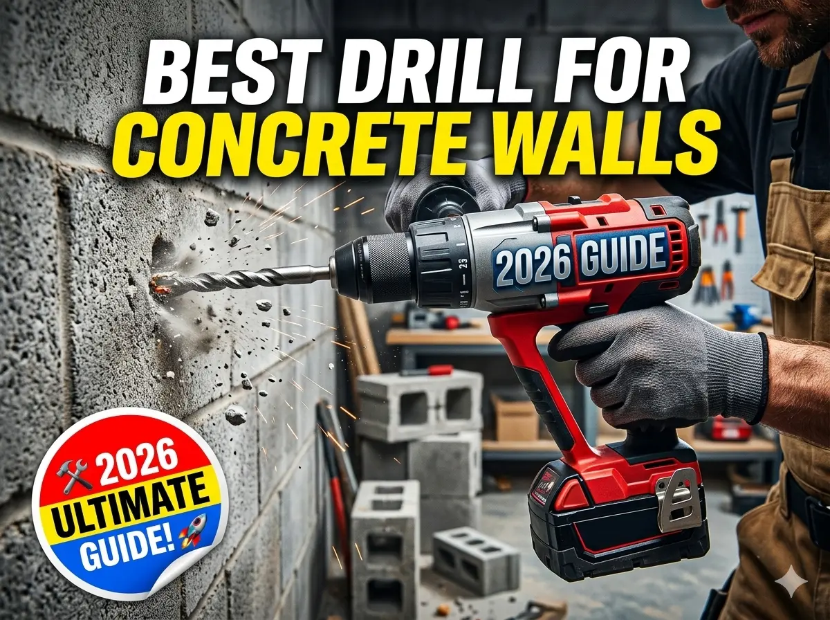 The Ultimate 2026 Guide: Finding the Best Drill for Concrete Walls 🛠️