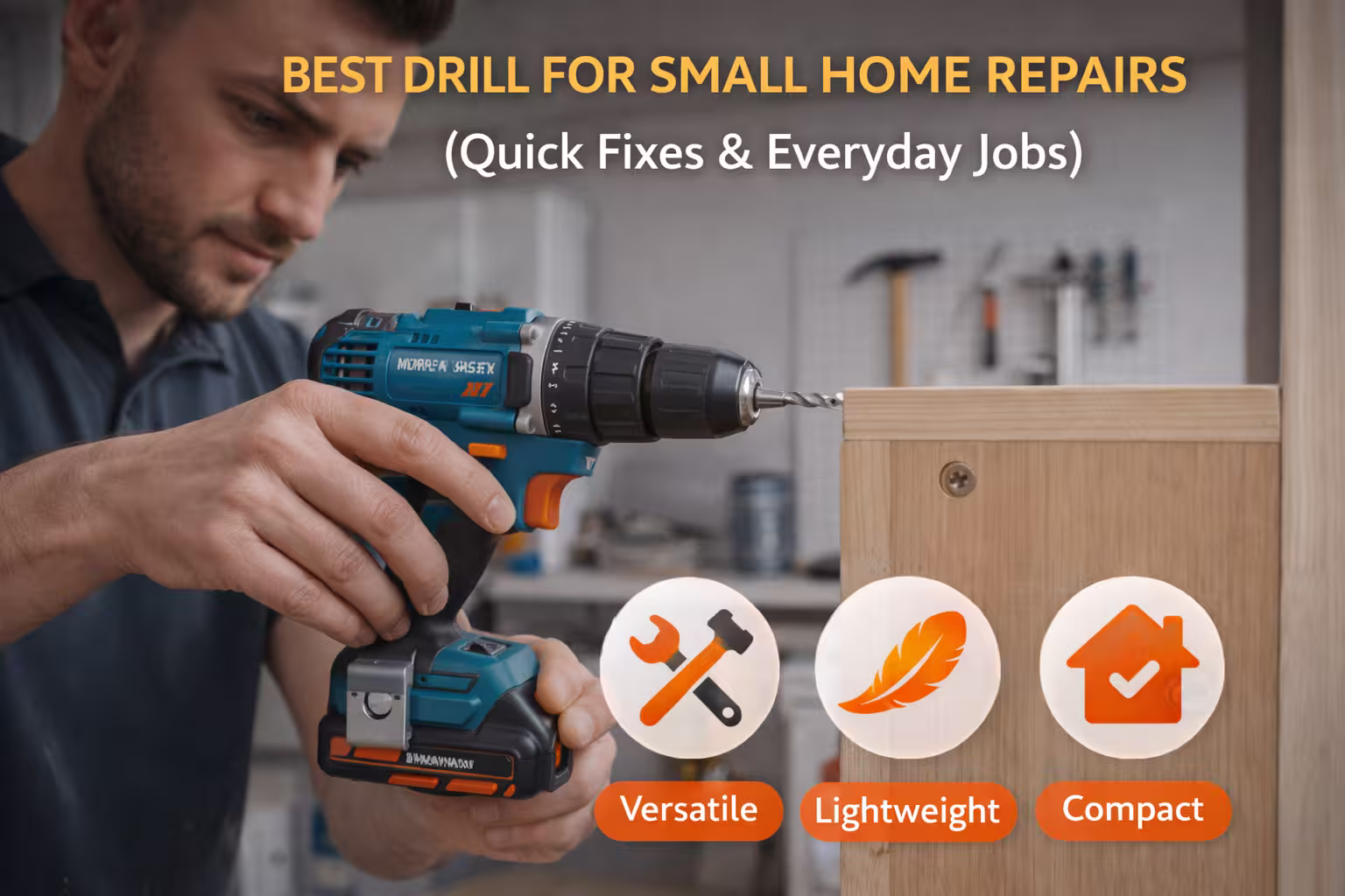 Best Drill for Small Home Repairs (Quick Fixes & Everyday Jobs)