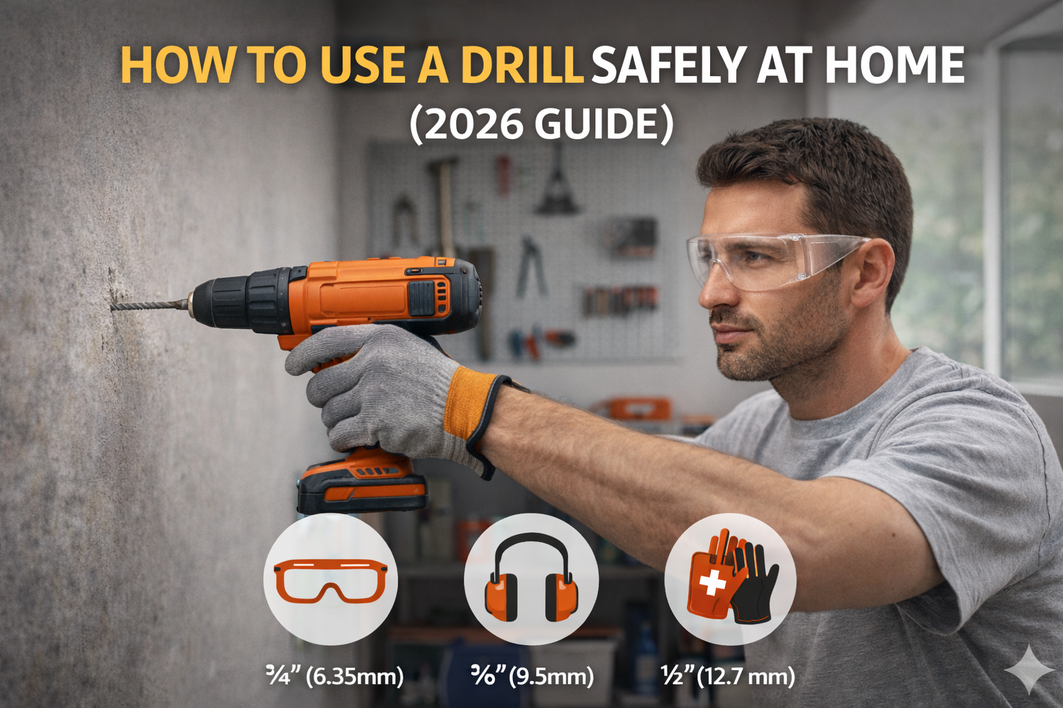 How to Use a Drill Safely at Home (2026 Guide)