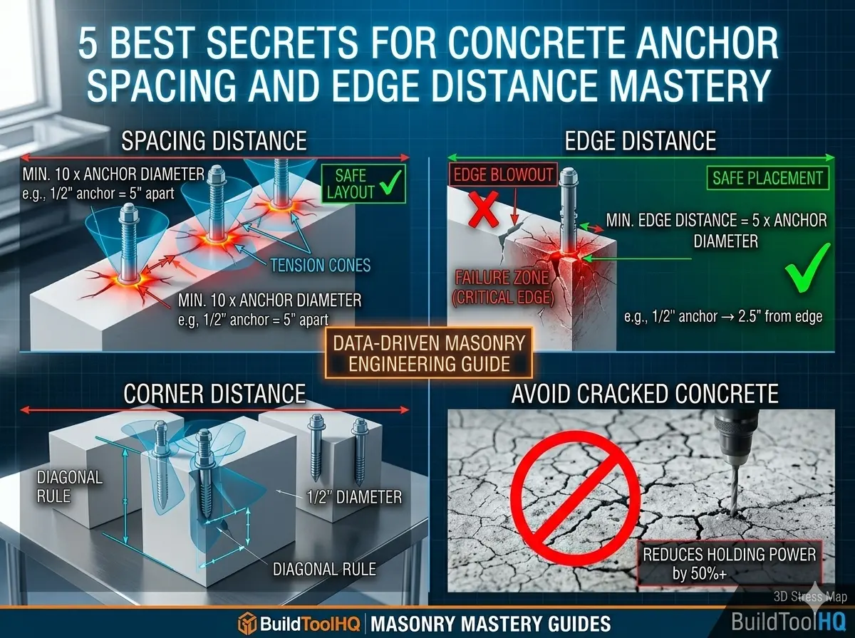 Concrete Anchor Spacing And Edge Distance: How Far Apart Should Anchors Be?