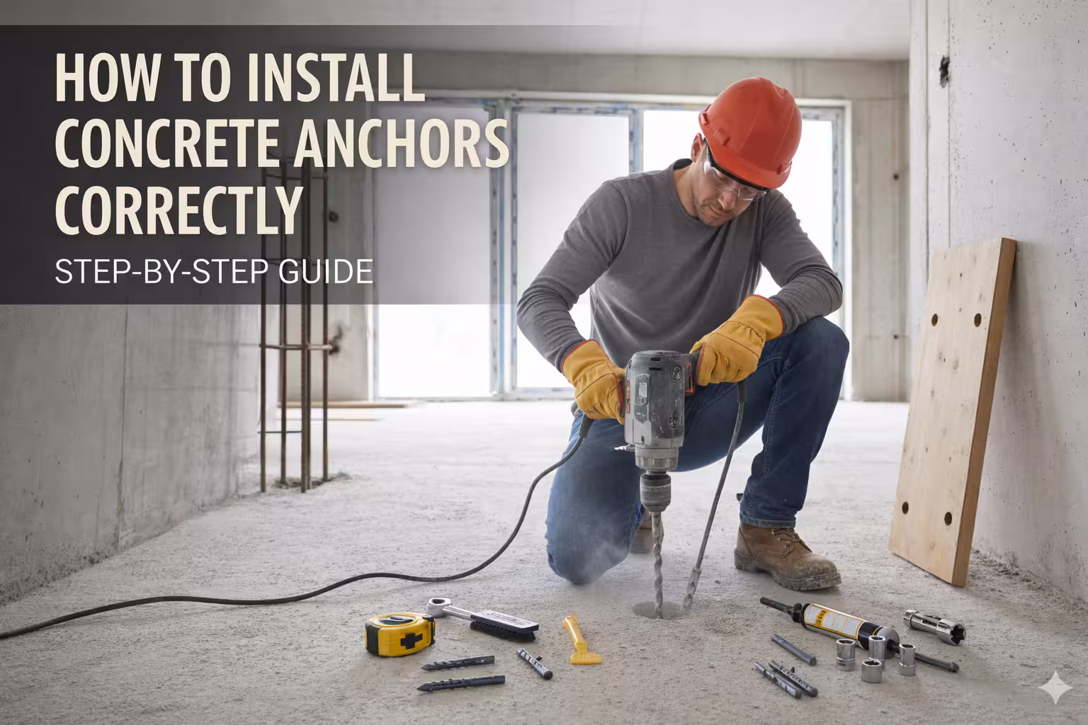How to Install Concrete Anchors Correctly (Step-by-Step Guide)