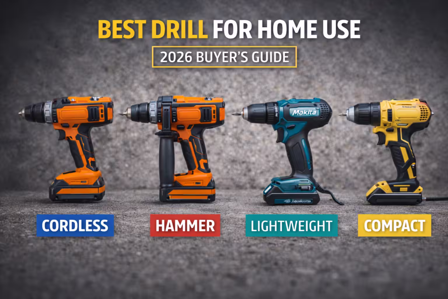 Best Drill for Home Use (2026 Guide)