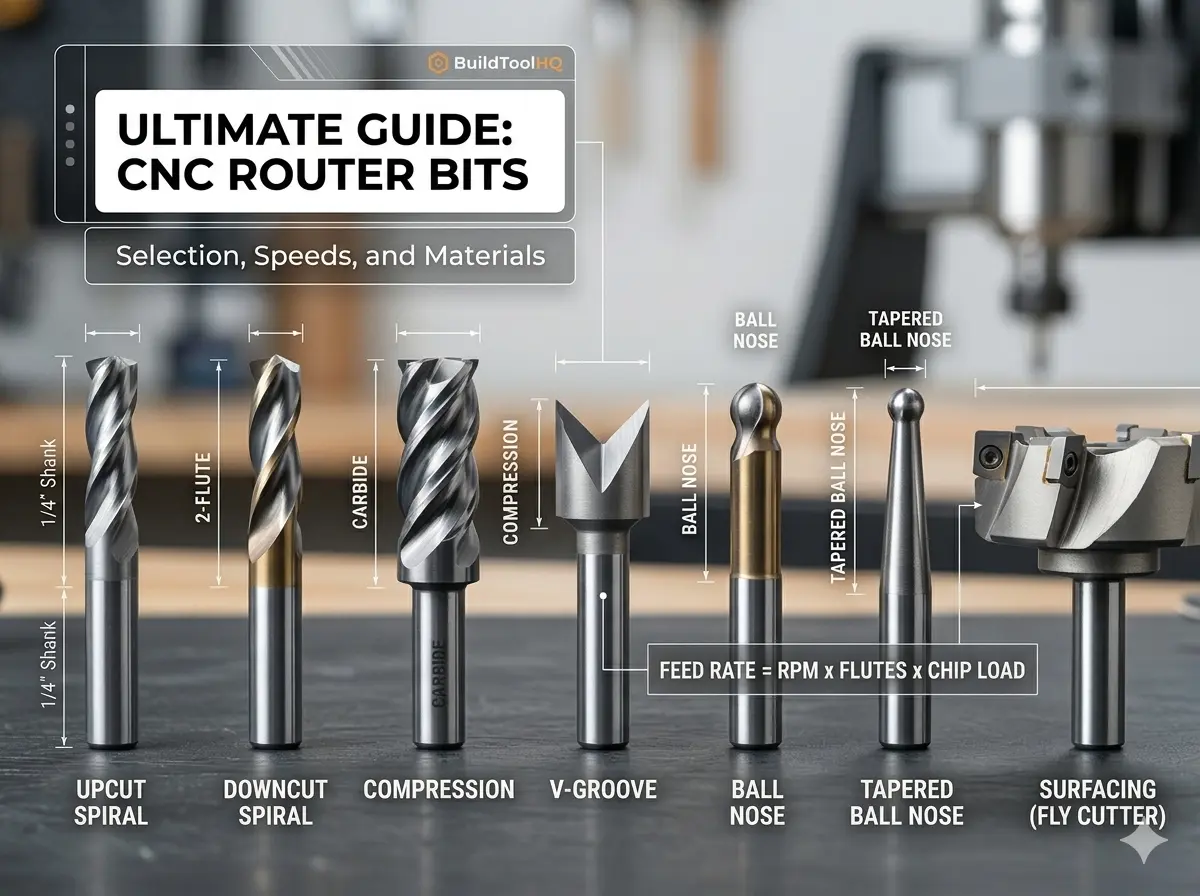 Ultimate Guide to CNC Router Bits for Beginner to Advanced Makers